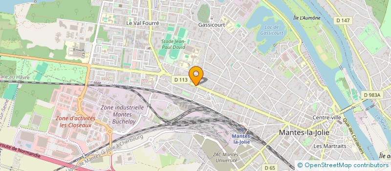 localisation de l'entreprise ACHAT VENTE RECUPERATION CARBURANT  MANTES-LA-JOLIE