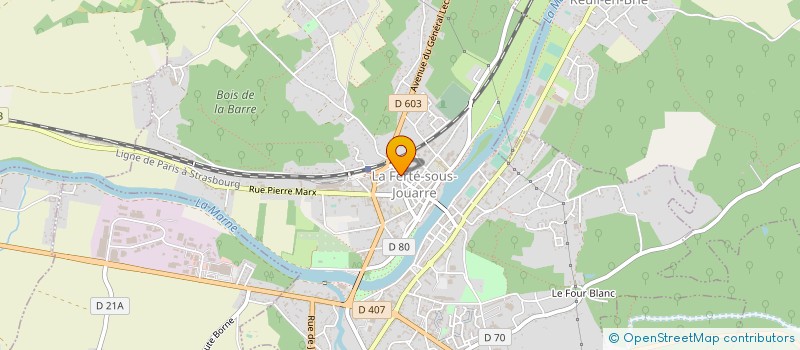 localisation de l'entreprise ACHAT VENTE TERRAIN VIABILISE  LA FERTE-SOUS-JOUARRE