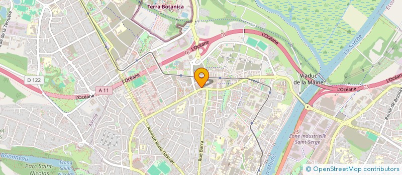 localisation de l'entreprise ACHATIS GROUPE à ANGERS