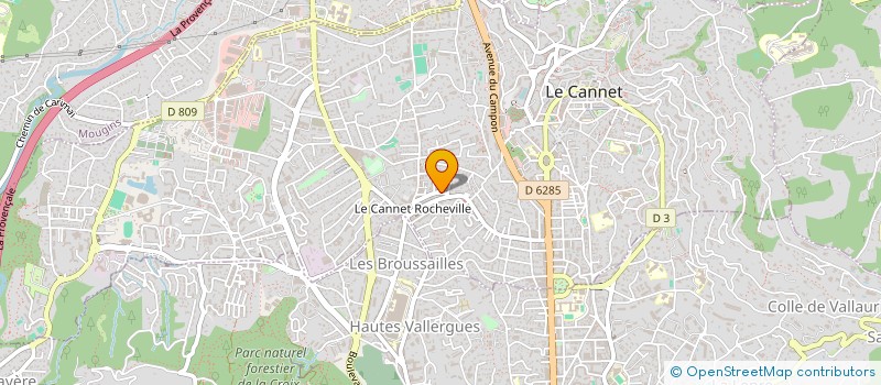 localisation de l'entreprise ACHATS CONSEILS INVESTIS IMMOBILIERS à LE CANNET