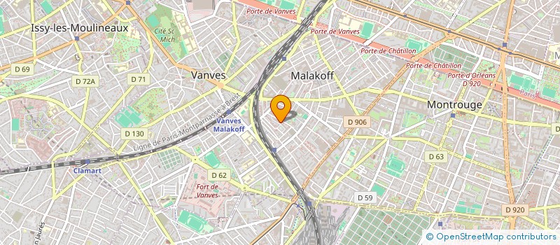 localisation de l'entreprise ACHATS SERVICES  MALAKOFF