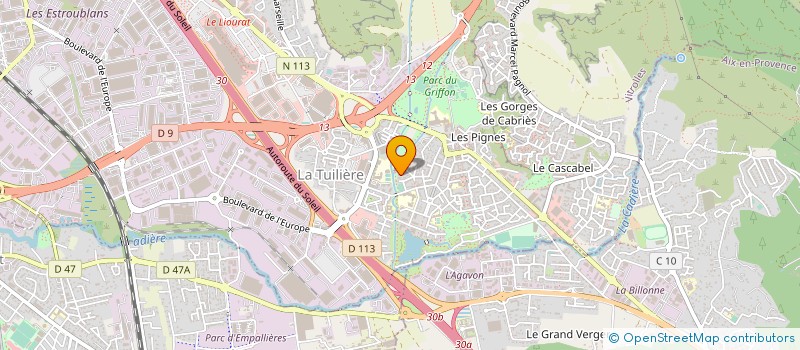 localisation de l'entreprise ACHATS VENTES BIENS IMMOBILIERS  VITROLLES