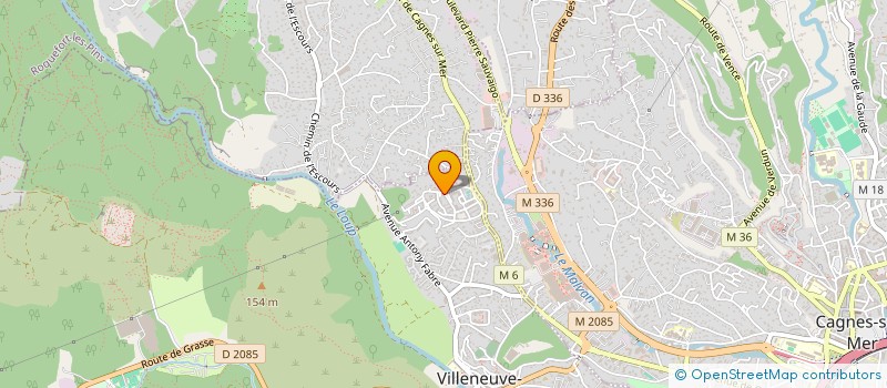 localisation de l'entreprise ACHEF CONSTRUCTIONS à VILLENEUVE-LOUBET