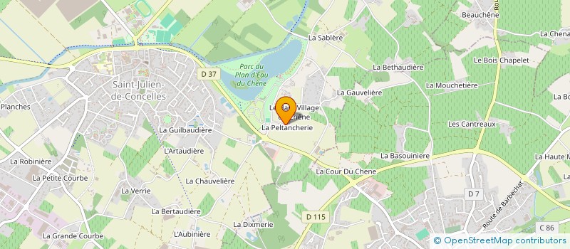 localisation de l'entreprise ACHELI  SAINT-JULIEN-DE-CONCELLES