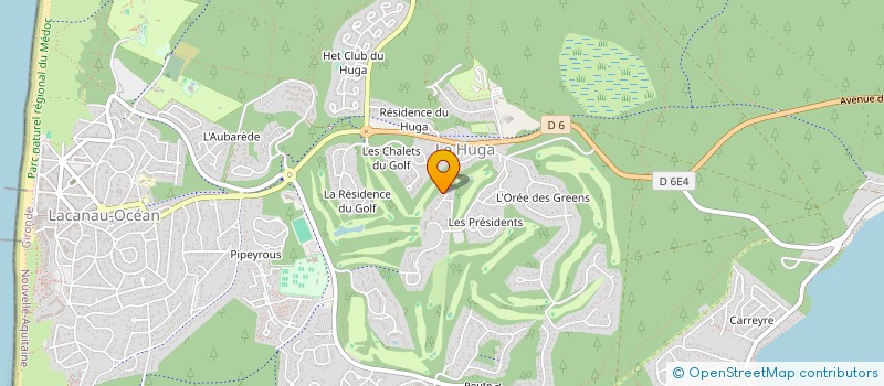 localisation de l'entreprise ACHEM MANAGEMENT SPRL à LACANAU