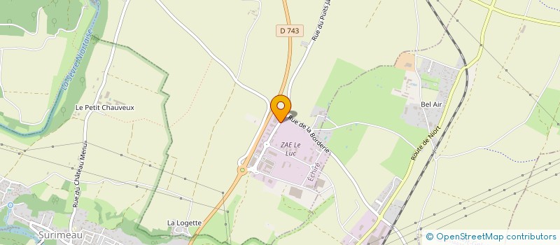 localisation de l'entreprise ACHEMINEMENT COOPERATIF DEUX SEVRIEN à ECHIRE