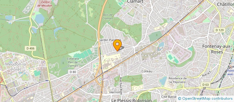 localisation de l'entreprise ACHEMINEMENT - MANUTENTION - ART à CLAMART