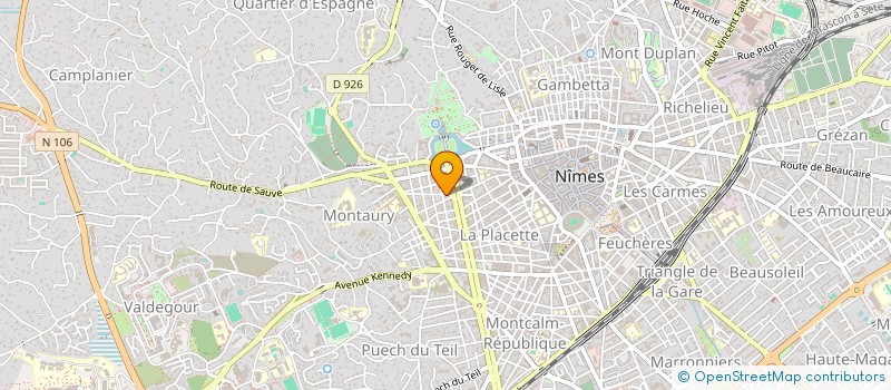 localisation de l'entreprise ACHEMINEMENTS SUD EXPRESS à NIMES
