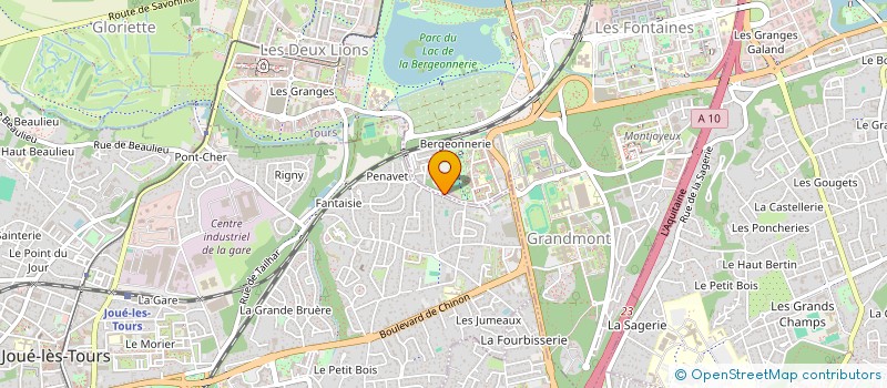 localisation de l'entreprise ACHEMINEMENTS TRANSPORTS RAPIDES  TOURS
