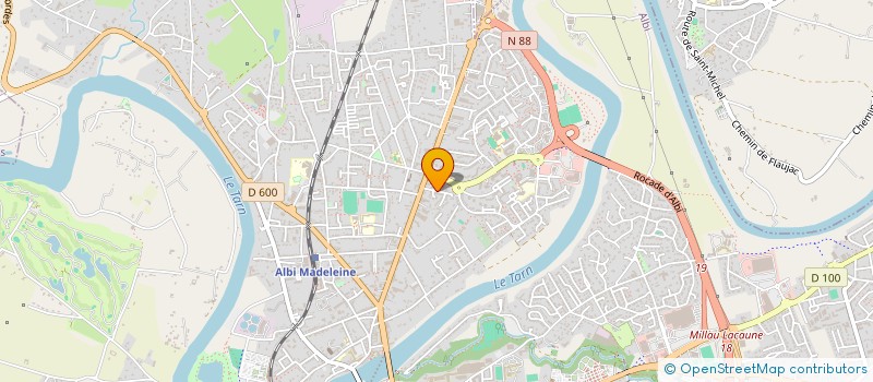 localisation de l'entreprise ACHEMINEMENTS TRANSPORTS REGULIERS à ALBI