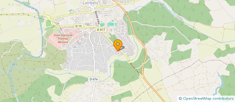 localisation de l'entreprise ACHERES  LAMBESC