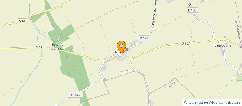 localisation de l'entreprise ACHERES FERME à TREMBLAY-LES-VILLAGES