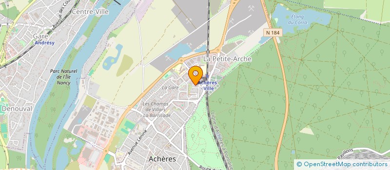 localisation de l'entreprise ACHEROISE PRESTATION à ACHERES