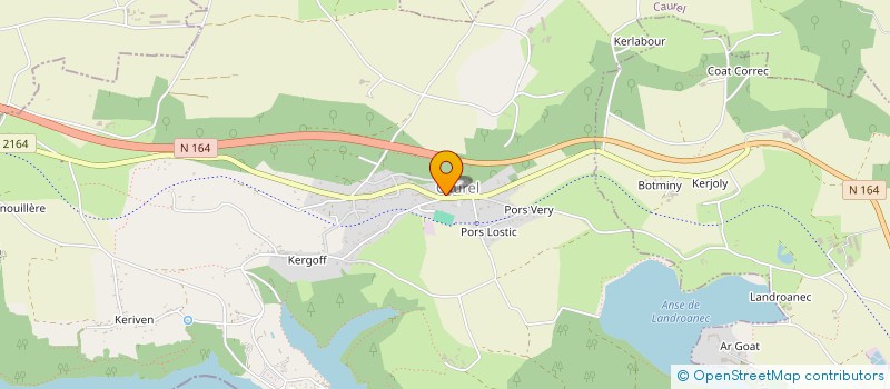 localisation de l'entreprise ACHETEUR DE MAISONS GUERLEDANAISES  GUERLEDAN