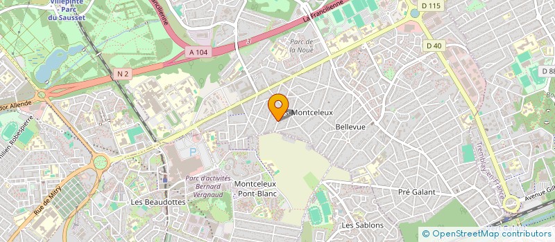 localisation de l'entreprise ACHI à VILLEPINTE