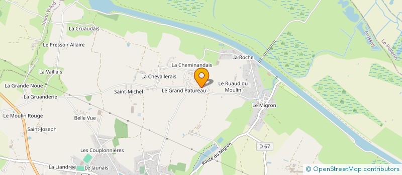 localisation de l'entreprise ACHIGAN  FROSSAY