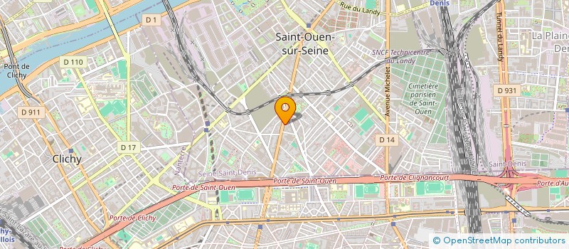 localisation de l'entreprise ACHILI & REVERCHON  AUBERVILLIERS