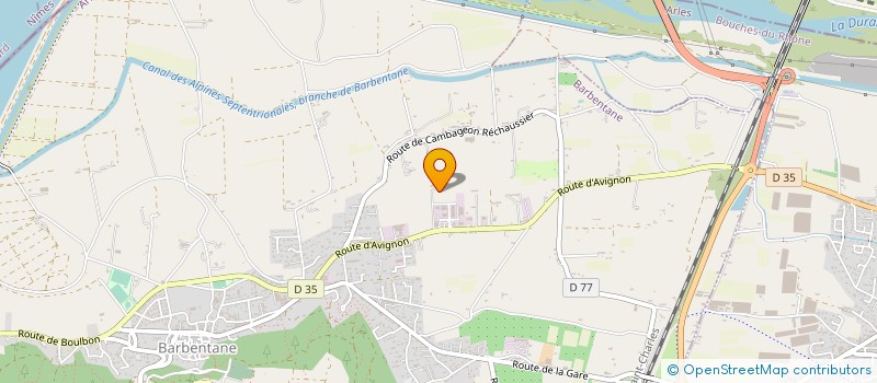 localisation de l'entreprise ACHILLE 145  BARBENTANE