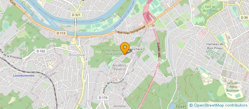 localisation de l'entreprise ACHILLE  BOUGIVAL