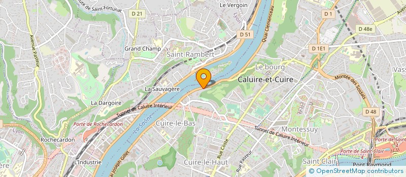 localisation de l'entreprise ACHILLE à CALUIRE-ET-CUIRE