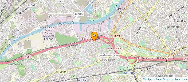 localisation de l'entreprise ACHILLE à LILLE
