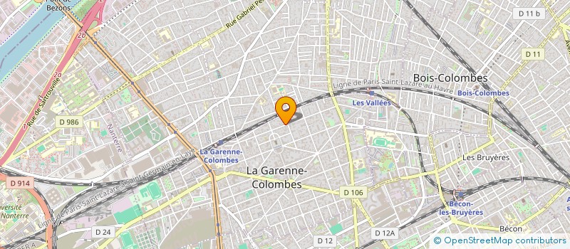 localisation de l'entreprise ACHILLE à LA GARENNE COLOMBES