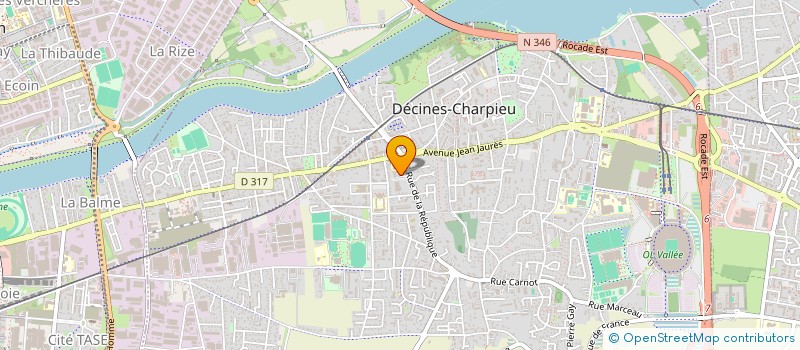 localisation de l'entreprise ACHILLE à LYON