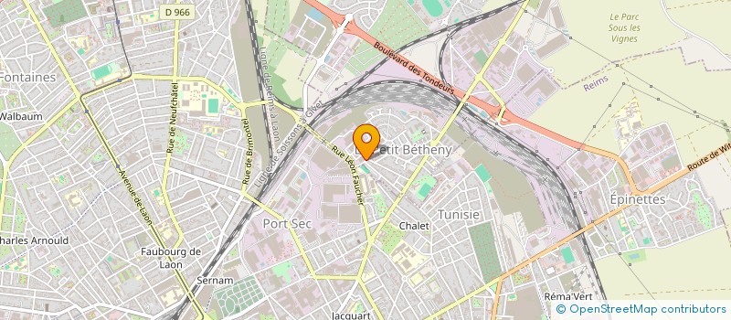 localisation de l'entreprise ACHILLE COURTAGE  BETHENY