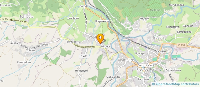 localisation de l'entreprise ACHILLE DAMIEN  ASCARAT