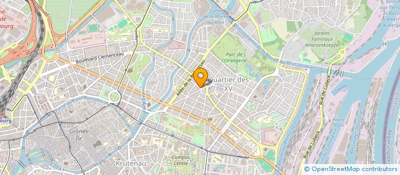 localisation de l'entreprise ACHILLE-DE COK-KLOTZ à STRASBOURG