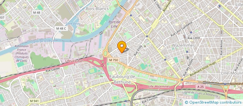 localisation de l'entreprise ACHILLE ET ZOE à LILLE