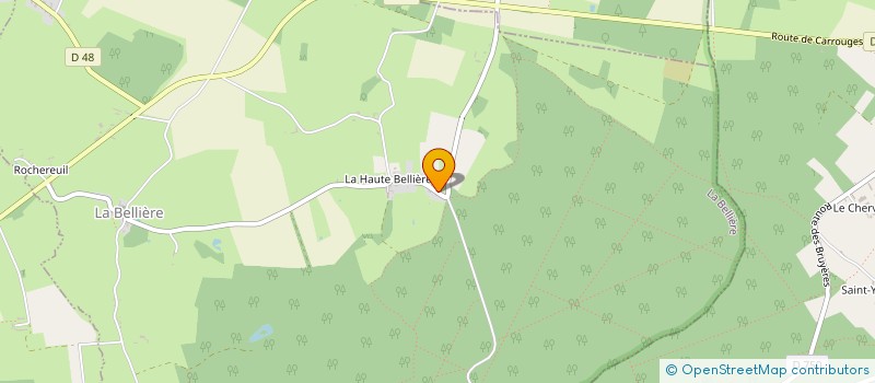localisation de l'entreprise ACHILLE MARECHALERIE à LA BELLIERE