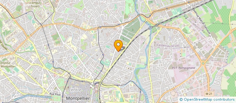 localisation de l'entreprise ACHILLE PRODUCTION à MONTPELLIER