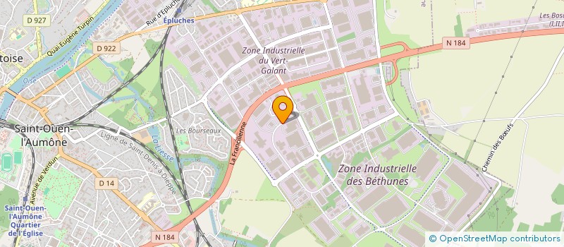 localisation de l'entreprise ACHILLE RESEAU à SAINT-OUEN-L'AUMONE