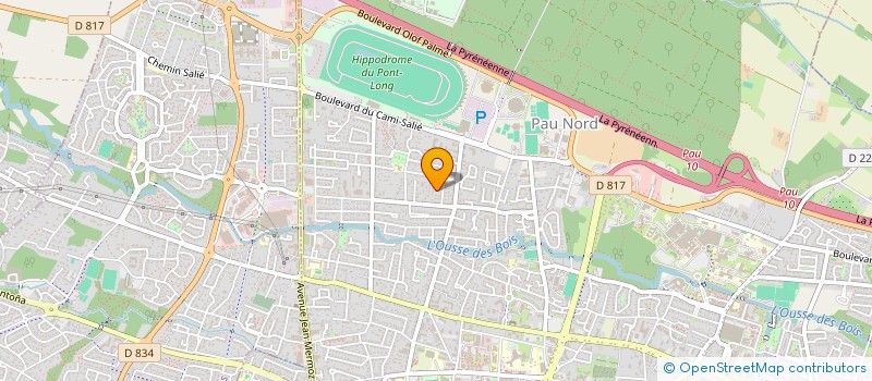 localisation de l'entreprise ACHILLEE à PAU