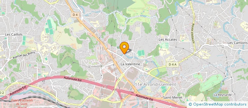 localisation de l'entreprise ACHILLI-GUERIN  MARSEILLE