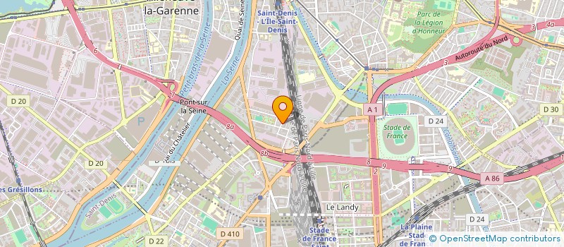 localisation de l'entreprise ACHINAO à SAINT-DENIS