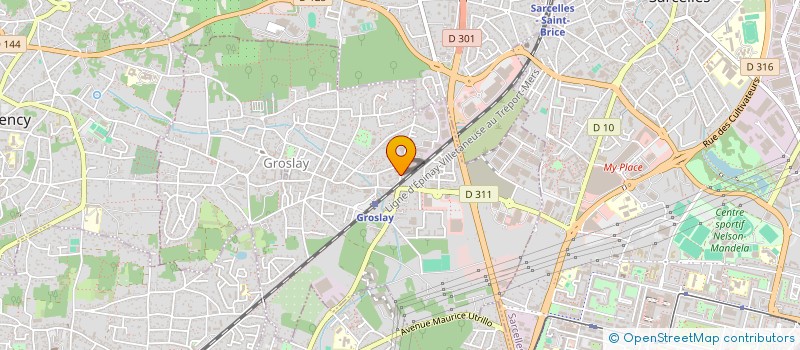 localisation de l'entreprise ACHIR  GROSLAY