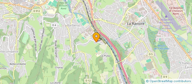 localisation de l'entreprise ACHIRON CONSEIL à LA RAVOIRE