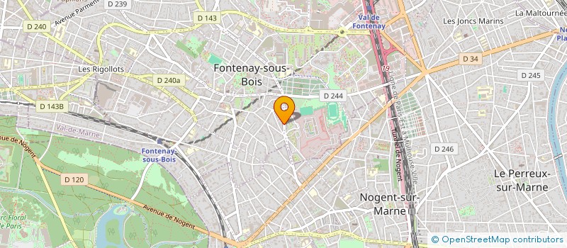 localisation de l'entreprise ACHKAR MICHEL CHARBEL à FONTENAY-SOUS-BOIS