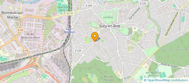 localisation de l'entreprise ACHKOUYAN CONSULTING  SUCY-EN-BRIE