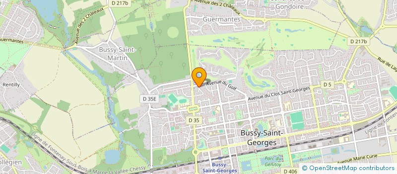 localisation de l'entreprise ACHL  BUSSY-SAINT-GEORGES