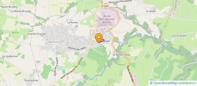 localisation de l'entreprise ACHLB AUTO  MESSIMY