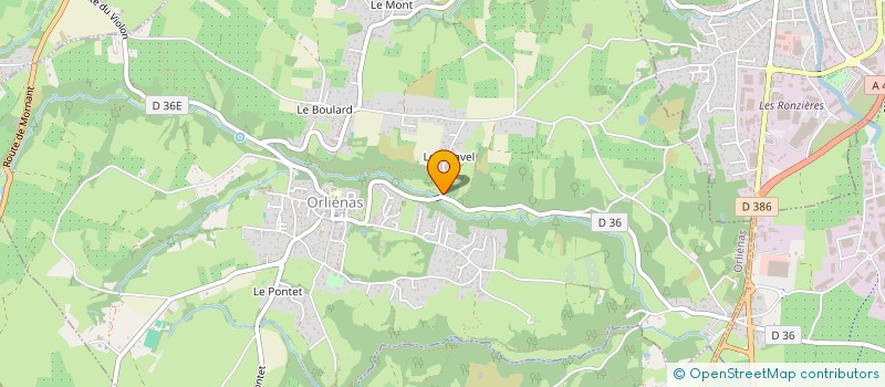 localisation de l'entreprise ACHLEOMAR  ORLIENAS