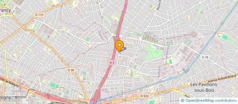 localisation de l'entreprise ACHO ACTION SECURITE  BONDY