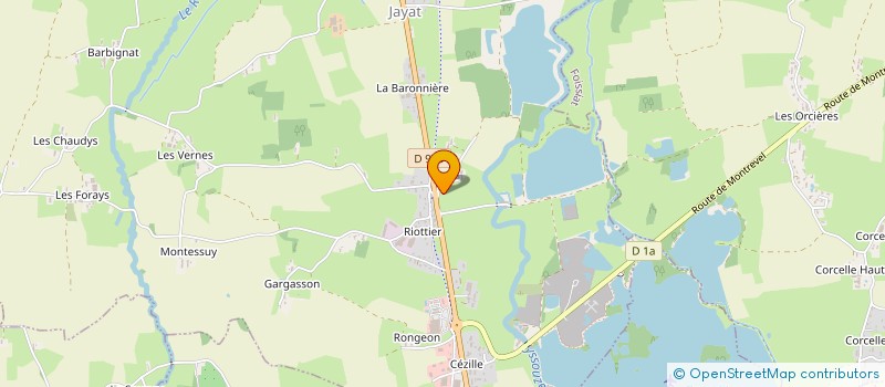 localisation de l'entreprise ACHOCATALON  JAYAT