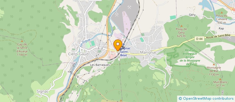 localisation de l'entreprise ACHOLD  MARIGNAC