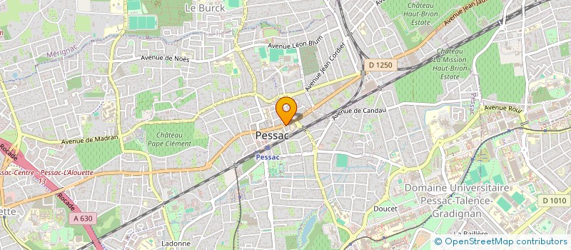 localisation de l'entreprise ACHOLD  PESSAC