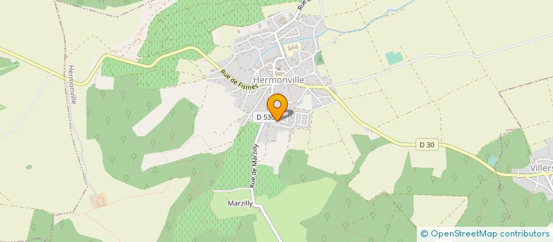 localisation de l'entreprise ACHORIS  HERMONVILLE