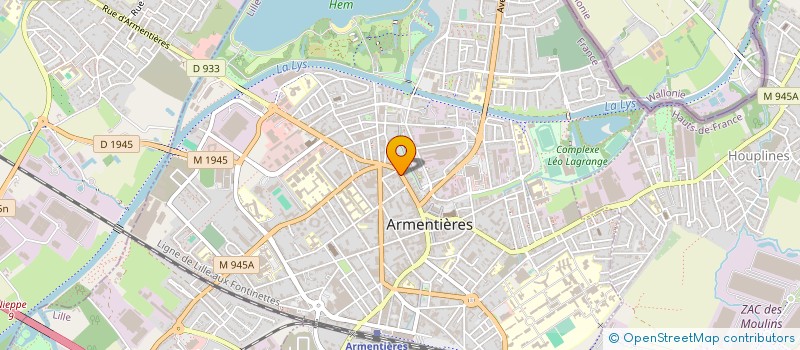 localisation de l'entreprise ACHOUR à ARMENTIERES